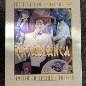 50 Anniversary “CASABLANCA” movie set. Classic!!